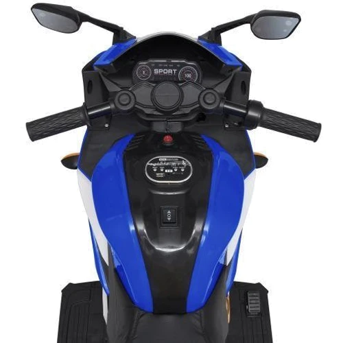 Дитячий електромотоцикл 2 колісний Bambi Racer 45W синій (M 5022EL-4): Матеріал корпусу пластик