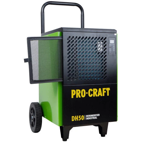 Осушувач повітря ProCraft DH-50 промисловий: Продуктивність вологовидалення, л/доба 50