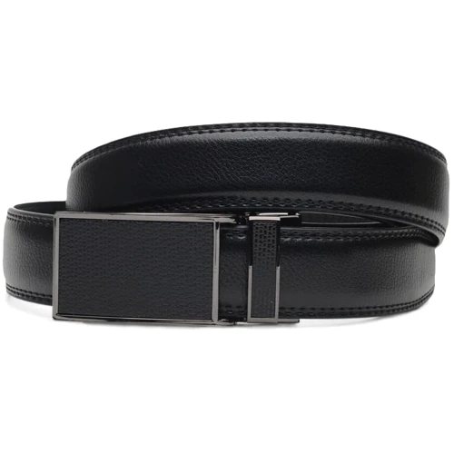 Чоловічий ремінь Borsa Leather чорний (C133-30018-1)