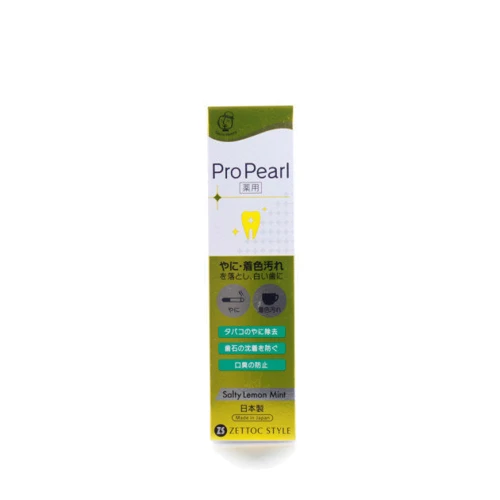 Zettoc ProPearl Lemon Mint Зубна паста зі смаком лимона і м'яти 100 g: Вік Від 18 років