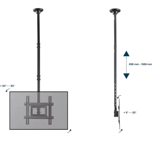 Кронштейн для ТБ Gembird CM-70ST-01