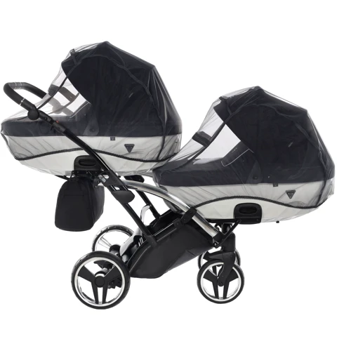 Универсальная коляска для двойни 2 в 1 Junama Diamond S-line Duo Slim 04: Количество блоков 2