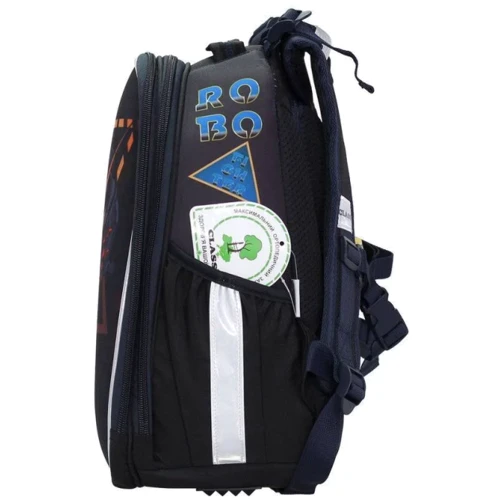 Рюкзак-черепашка Mini CLASS 2107C Robowars, 2 отд., 35x27x16см: Корпус рюкзака Каркасный