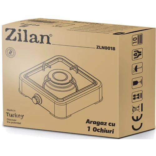 Настільна плита Zilan ZLN0018 White: Виробник Zilan