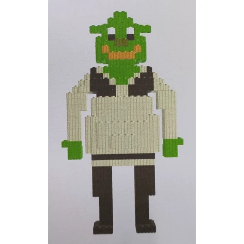 Конструктор VitaToys Pixel Heroes Шрек, 491 деталей (VTK 0060)