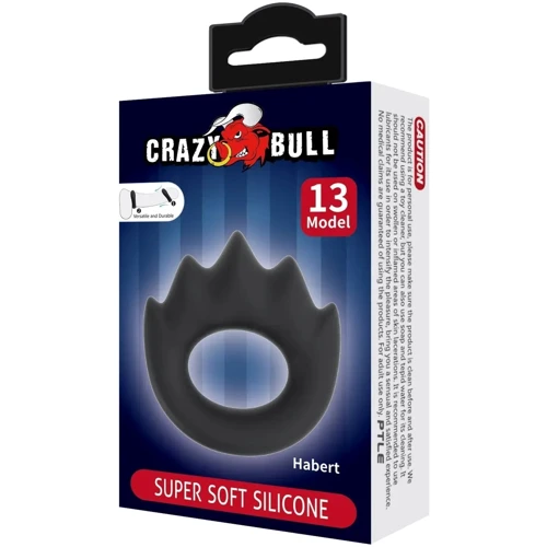 Кільце ерекційне LYBAILE Crazy Bull №13 - Habert super soft silicone (BI-210357)