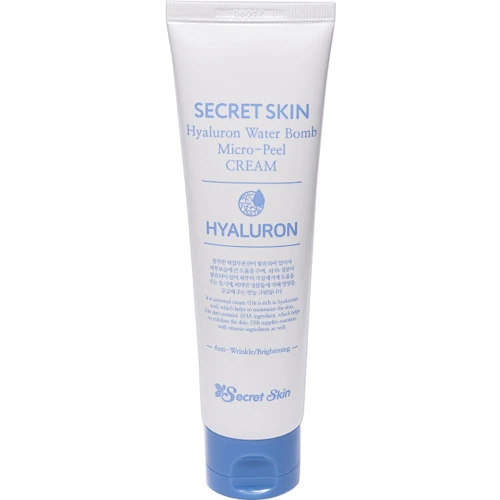 Secret Skin Hyaluron Water Bomb Micro-Peel Cream Увлажняющий гиалуроновый крем с эффектом микро-пилинга 70 g