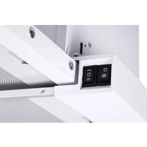 Вытяжка Ventolux GARDA 60 WH (1300) SMD LED: Управление Механическое