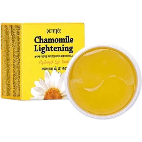 Petitfee Chamomile Lightening Hydrogel Eye Mask Гідрогелеві освітлюючі патчі для очей з екстрактом ромашки 60 шт.