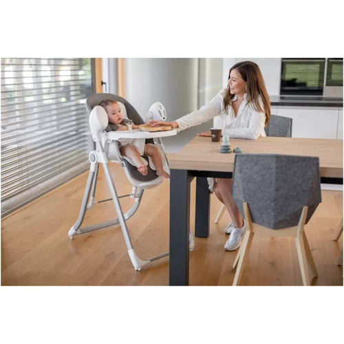 Стульчик для кормления 2 in 1 FreeON Oli Light Grey (47412): Регулировка высоты стула 6 позиций