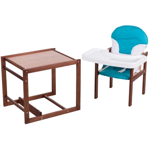 Стульчік- трансформер For Kids Бук-04 темний пластикова стільниця блакитний (61234)