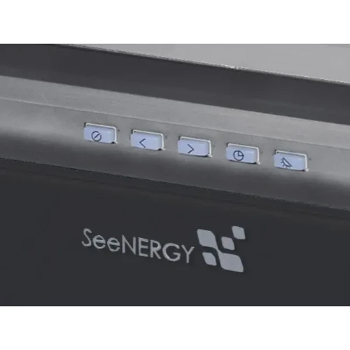 Вытяжка SEENERGY Incasso Vetro 56 BL: Тип воздухоочистителя Рециркуляция, Отвод