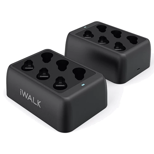 Зовнішній акумулятор iWALK Charging Box Battery Backup Kit 6x3300mAh Black (JD3300AD01): Кількість USB 1