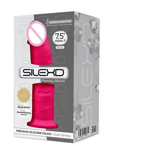 Фалоімітатор Silexd Henry Pink (Premium Silicone Dildo MODEL 2 size 7.5 ")