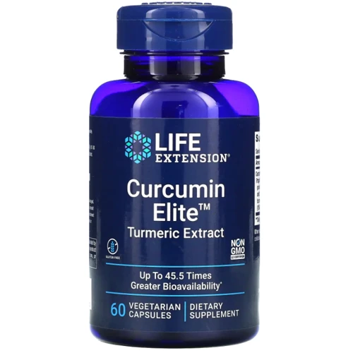 Life Extension Curcumin Elite Turmeric Extract Куркумин элитный экстракт куркумы 60 вегетарианских капсул