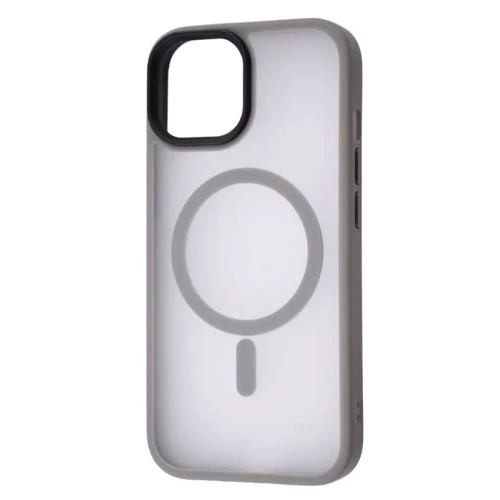Чехол для iPhone WAVE Matte Insane Case with MagSafe Gray for iPhone 15