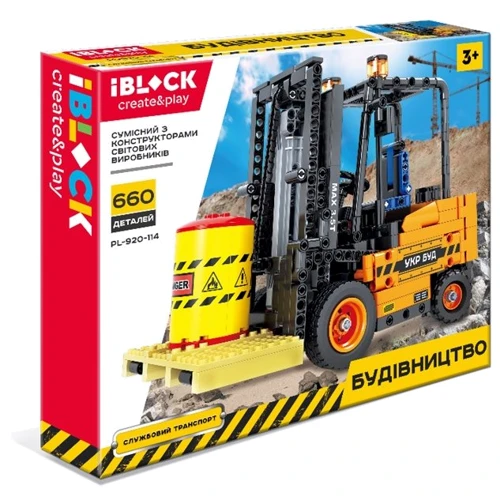 Конструктор Iblock Будівництво, 660 дет. (PL-920-114)