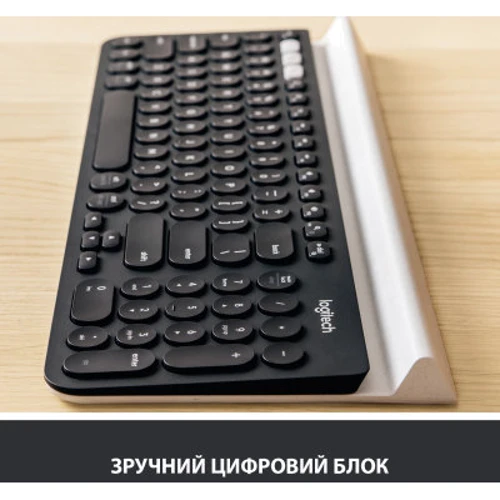 Клавіатура Logitech K780 Multi-Device Bluetooth UA (920-008042): інтерфейс підключення Bluetooth
