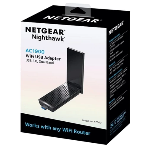 Адаптер Wi-Fi Netgear A7000-100PES: Тип адаптера Wi-Fi адаптер