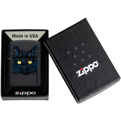 Запальничка ZIPPO 218 2022PFF Black Cat Design (48491) фото 4