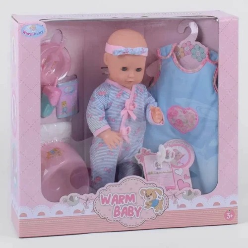 Пупс Warm Baby с аксессуарами (WZJ 026 E-2)