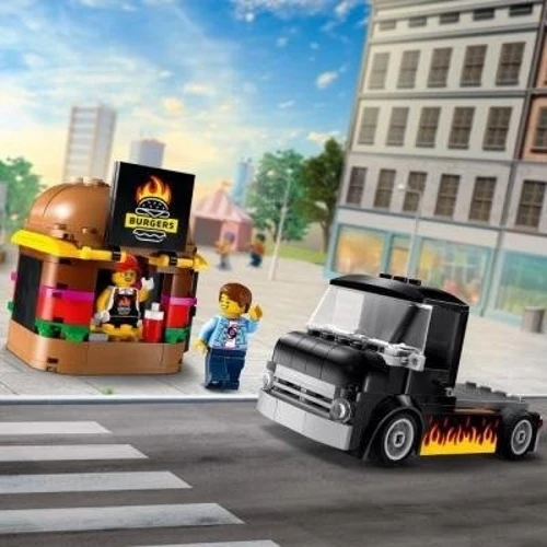 Конструктор LEGO City Грузовик с гамбургерами 194 деталей (60404) фото 6