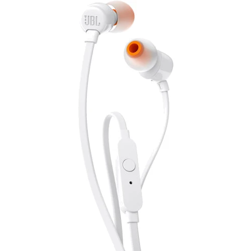 Наушники JBL T110, White (JBLT110WHT): Тип конструкции вакуумные