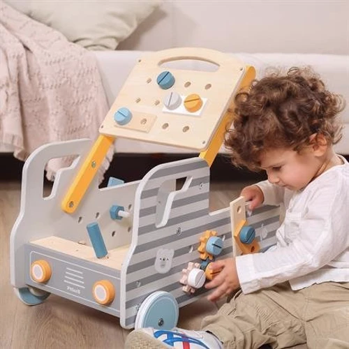 Дерев'яна машинка з інструментами Viga Toys PolarB (44066)