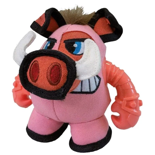 Игрушка для собак Croci Warriors Pigo плюшевый свин с пищалкой 18х12х12 см (C6098019)