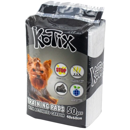 

Пеленки для собак Croci для собак Pet Training Pads Kotix Premium с активированным углем 40x60 см 50 шт/уп (Kot-7891)