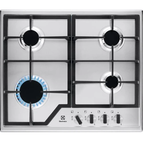 Варочная поверхность газовая Electrolux GPE263MX: Расположение панели спереди