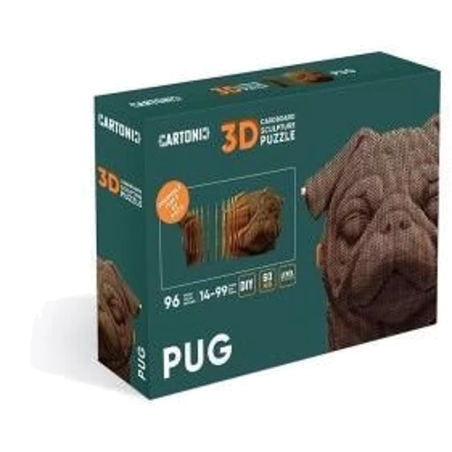 Картонный конструктор Cartonic 3D Puzzle Pug фото 3