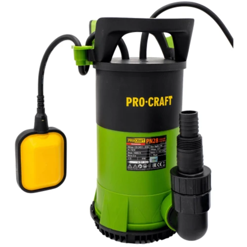 Фекальный насос Procraft PN28: Максимальная температура воды, °C 35