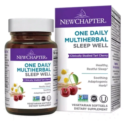 New Chapter One Daily Multiherbal Sleep Well, 30 Vegetarian Softgels (NC4514)