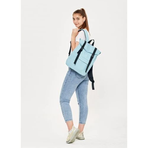 Женский рюкзак Sambag RollTop Milton голубой (24211010): Пол Женский