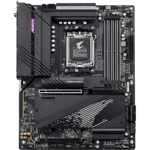 Gigabyte B650 Aorus Pro AX: Разъемы на плате USB Type-C, USB 3.2 Gen 1, СОМ, USB 2.0, M.2