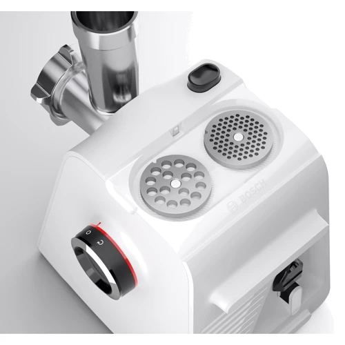 Мясорубка Bosch MFWS420W: Лоток есть