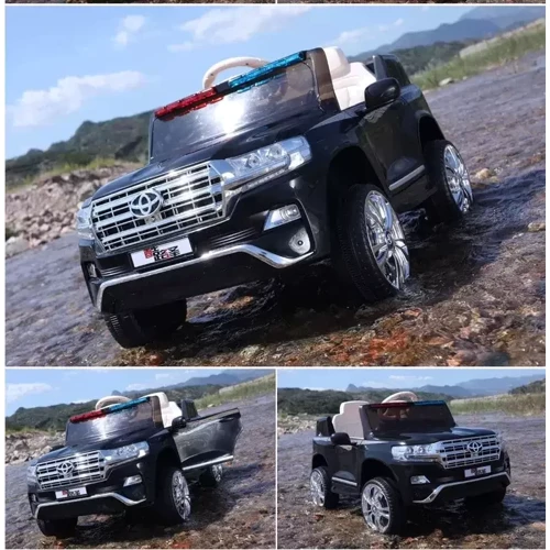 Электромобиль Kidsauto Toyota LC 200 style черный: Максимальная скорость, км/ч 5