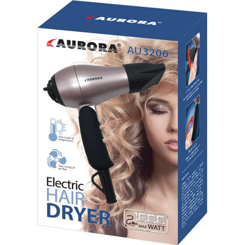 Фен Aurora AU 3200: Потужність, Вт 1000