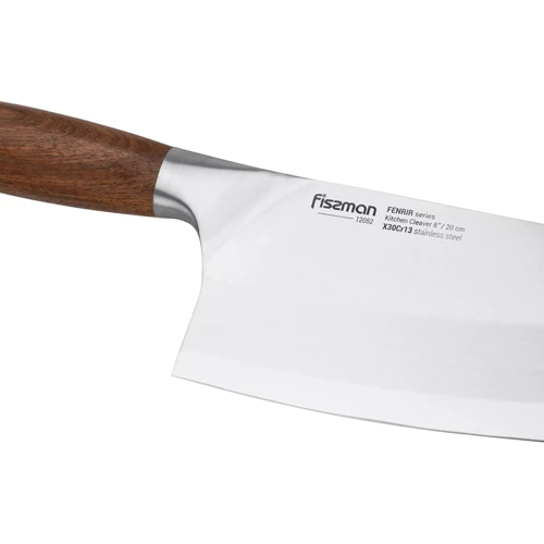 Кухонный топорик Fissman Fenrir 20 см (12052): Рукоятка Дерево