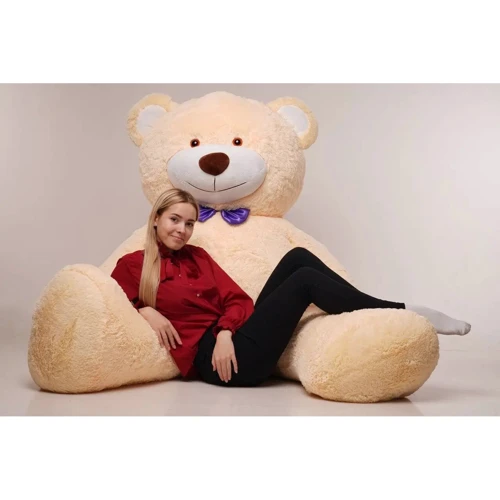 Мягкая игрушка Уильям 250 см персик
