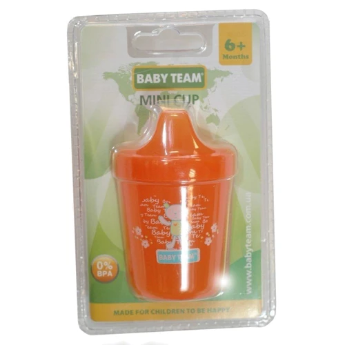 Поильник Baby Team 100 мл (5000 оранжевый): Производитель Baby Team
