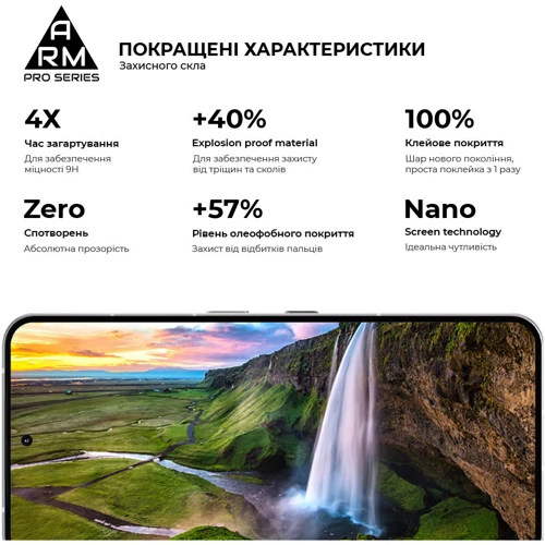 ArmorStandart Tempered Glass Pro Black для Nothing Phone (3) (ARM87829)