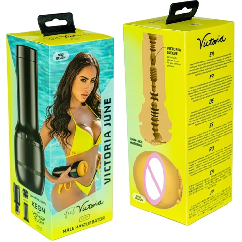 Мастурбатор Kiiroo Feel Victoria June PBC совместим с PowerBlow и Keon