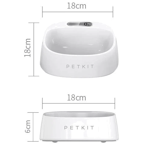 Миска-весы PETKIT Intelligent Weighing Bowl White (P510): Материал Пластик