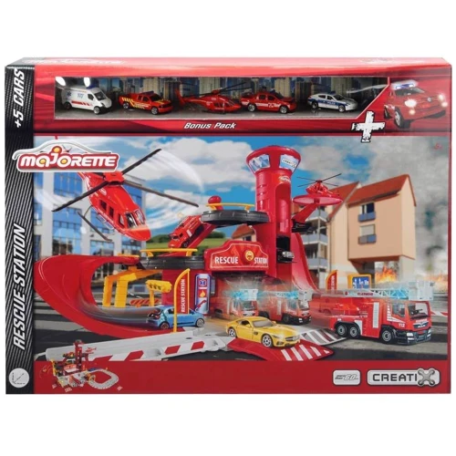 Игровой набор Majorette Спасательная станция з 5 машинками (2050019)