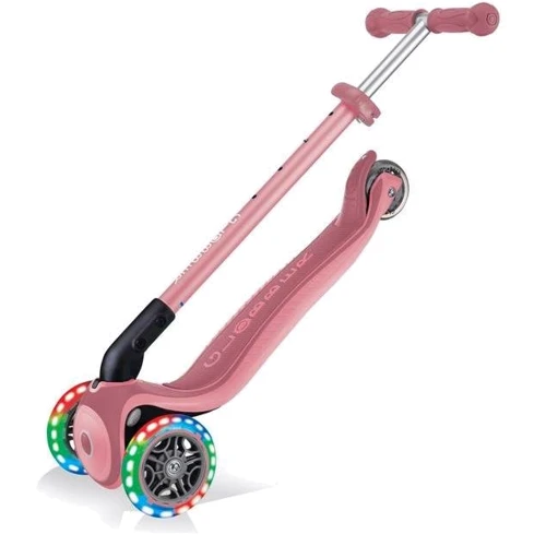 Самокат Globber Primo Foldable Plus Lights Pastel Pink (пастельно-розовый) фото 13