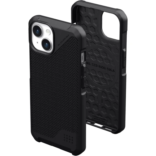 Чехол для iPhone Urban Armor Gear UAG Metropolis LT Magsafe Kevlar Black (114315113940) for iPhone 15: Материалы Термополиуретан