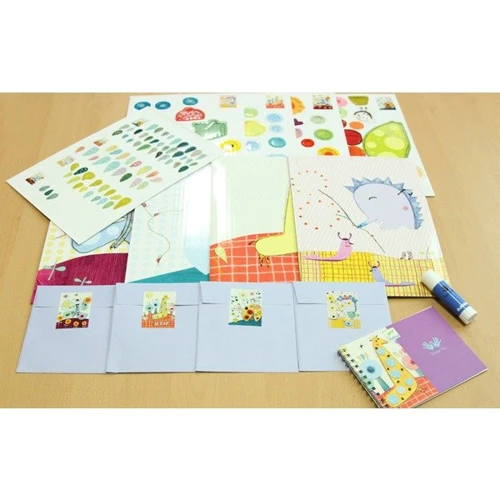 Художній комплект Djeco Колаж для самих маленьких Звірята (DJ08666)