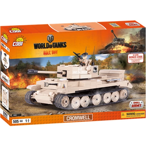 Конструктор COBI World Of Tanks Кромвель, 505 деталей (COBI-3002) фото 4